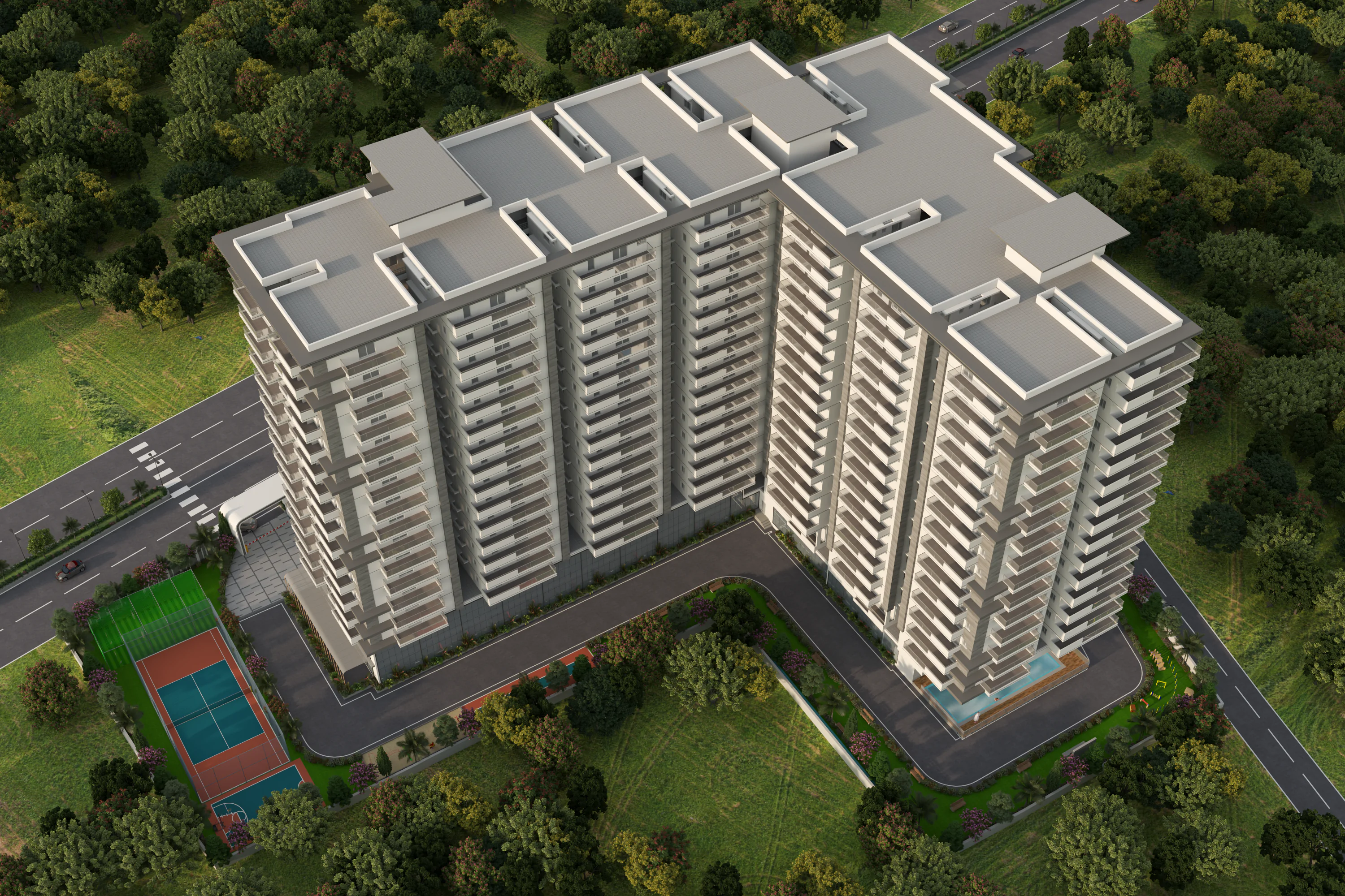 2 & 3 BHK Apartments for sale in Nallagandla
