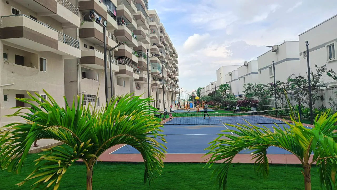 Gym Esta 2 & 3 bhk flats in tellapur hyderabad
